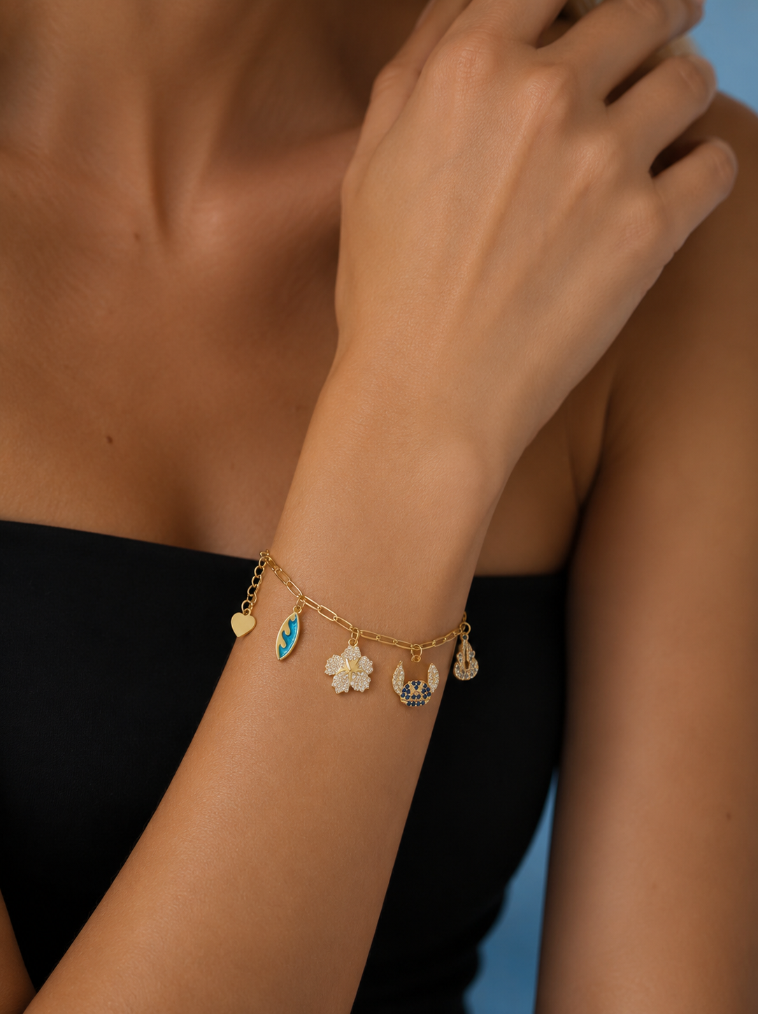 Lilo & Stitch Charm Bracelet