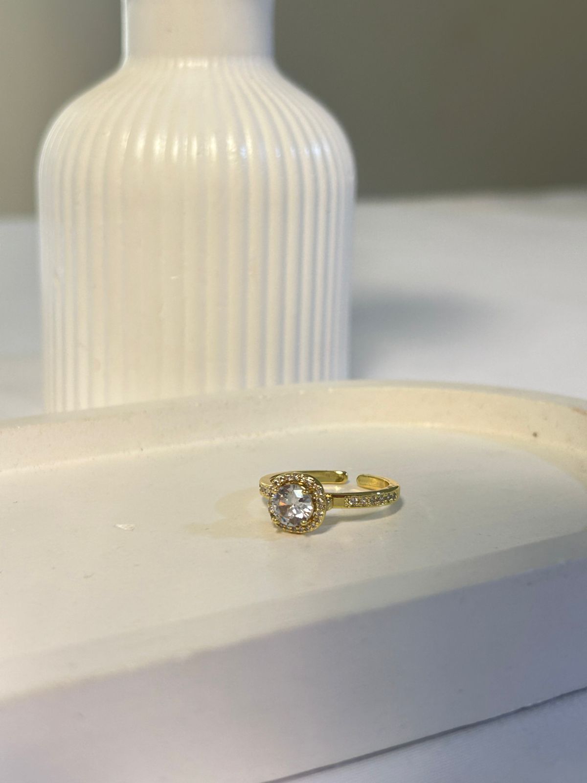 Royal Halo Solitaire Ring