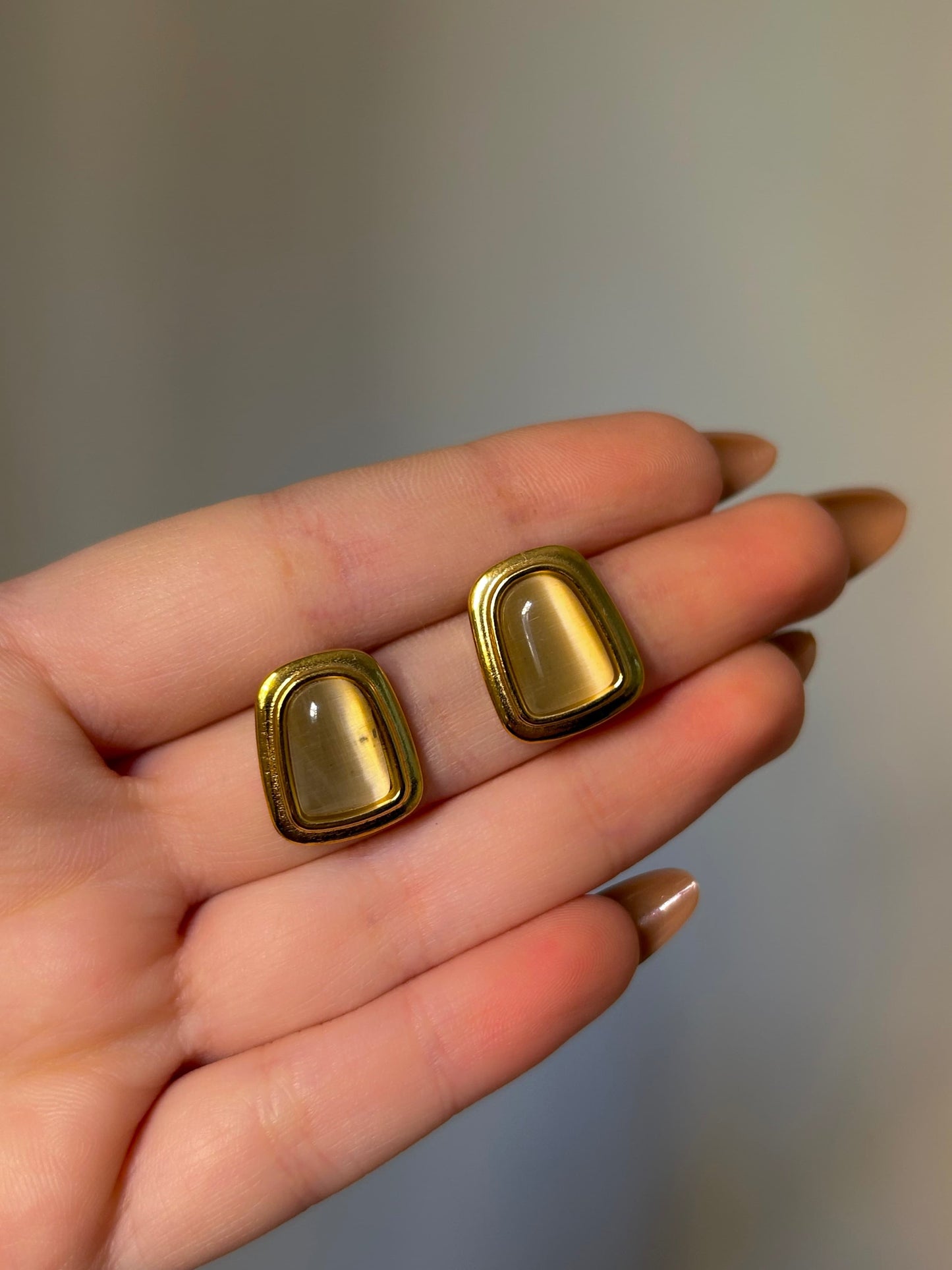 Luxe Stone Studs