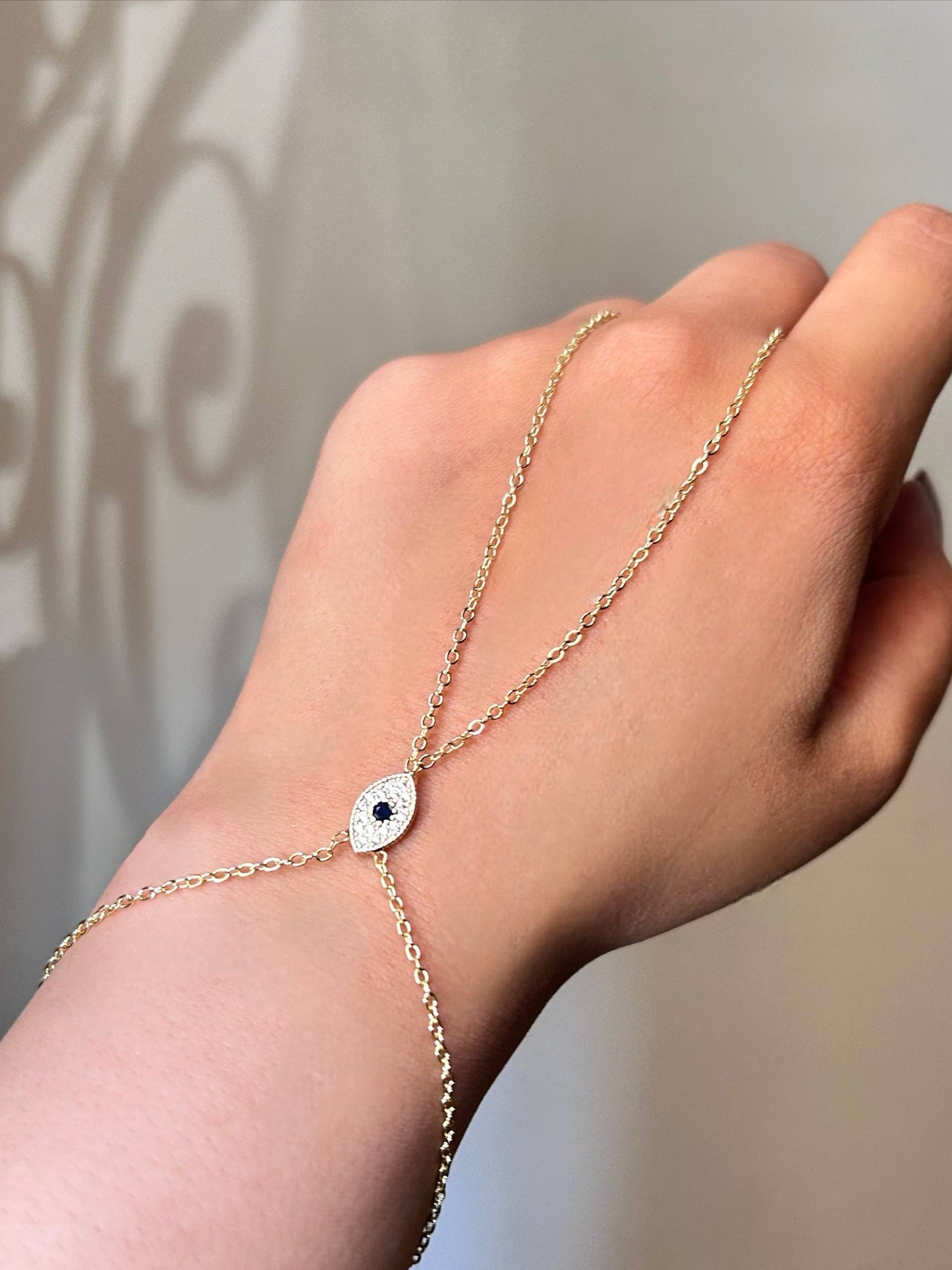 Mystique Evil Eye Hand Chain