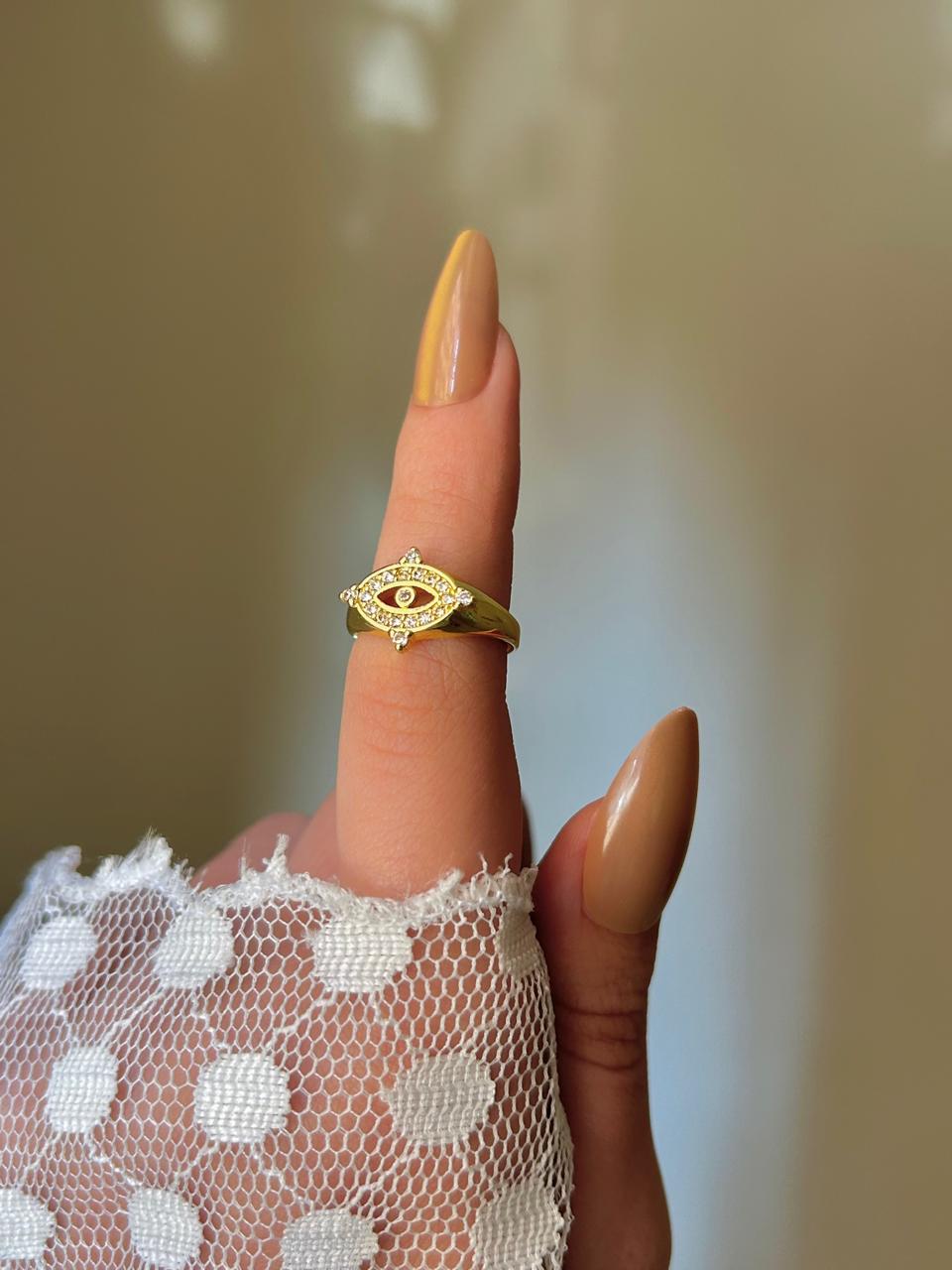Mystic Eye Pinky Signet