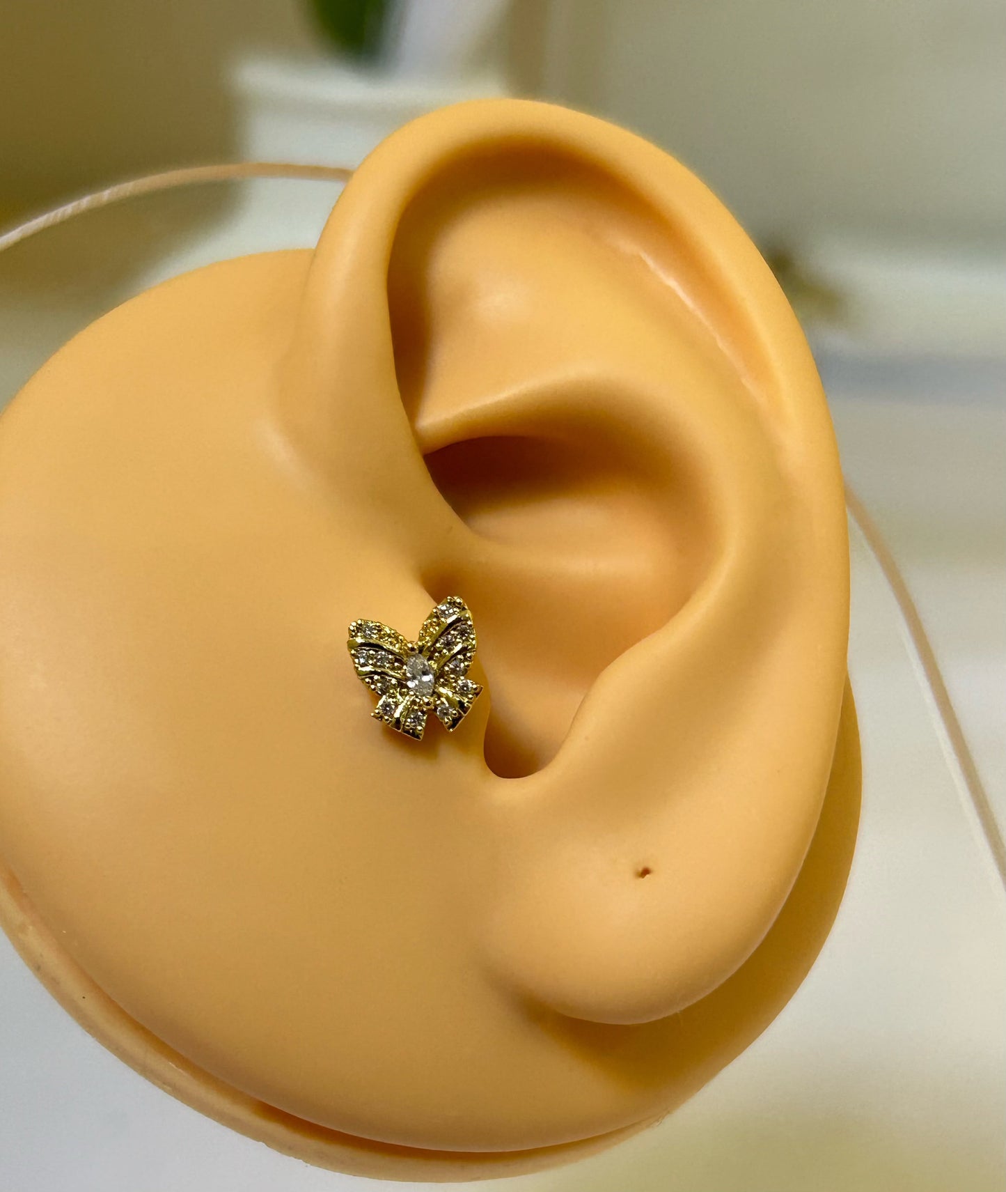 Luxe Pavé Butterfly Piercing