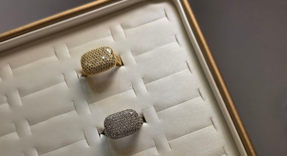 Paved Platinum Ring