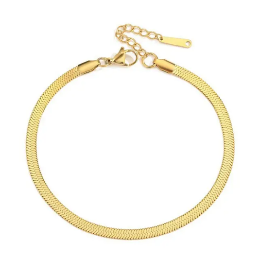 Herringbone Anklet