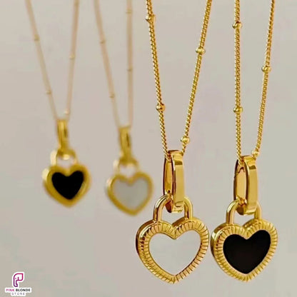 Doubble Face Heart Necklace