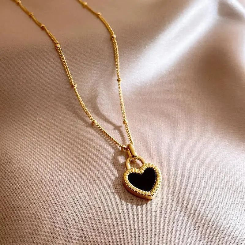 Doubble Face Heart Necklace