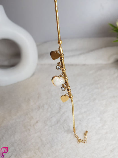 Heart Charm Bracelet