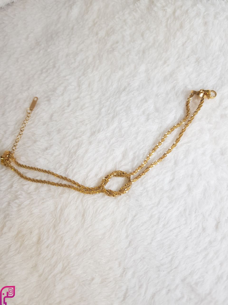 Textured Oval Slider Bracelet