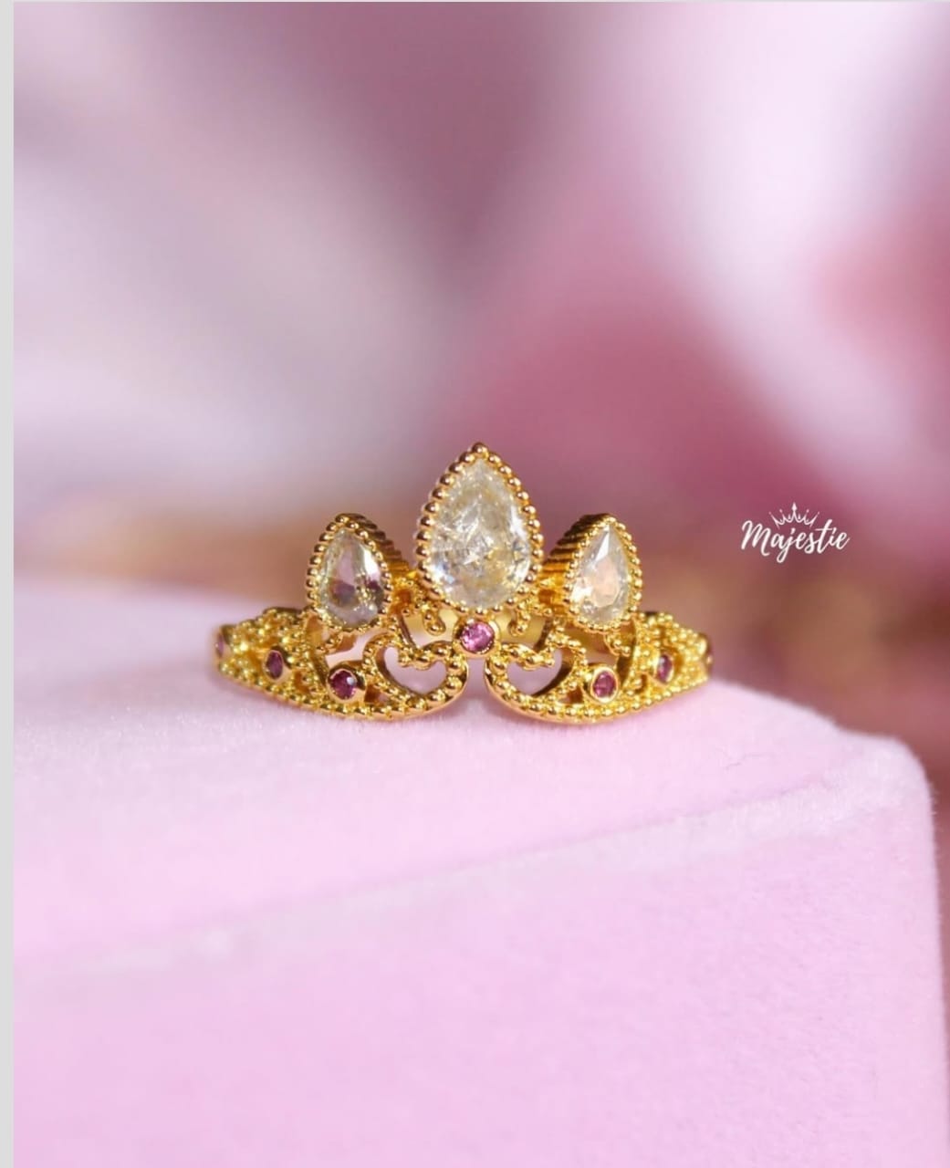 Rapunzel Crown Ring