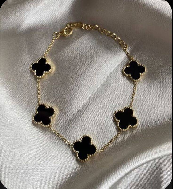 Four-Leaf Clover Charm Bracelet