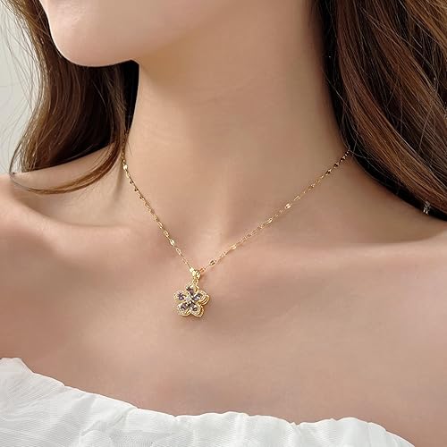 Princess Rapunzel Spinning Flower Necklace
