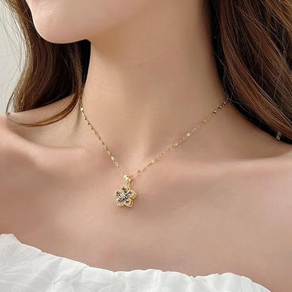 Princess Rapunzel Spinning Flower Necklace