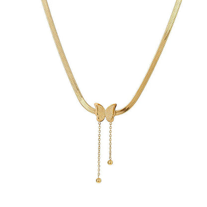 Butterfluy Herringbone Necklace