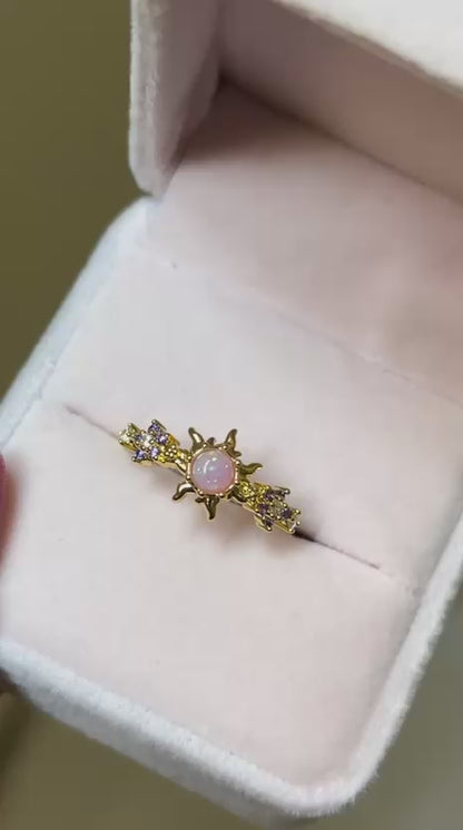 Magical Opal Sun Ring