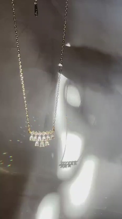 Sparkling Drip Crystal Necklace