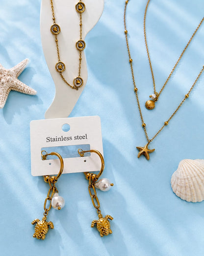 Golden Coastal Charm Set