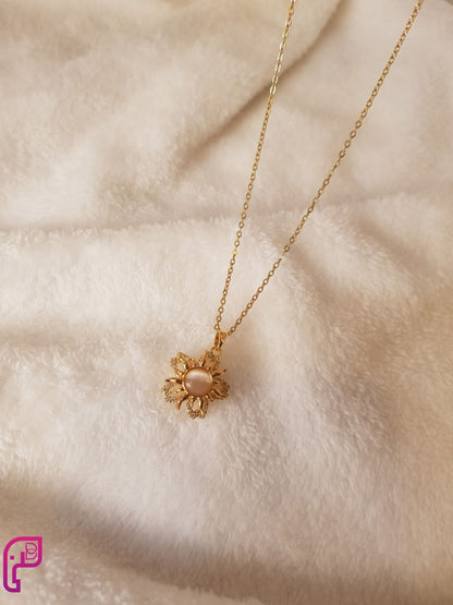 Rapunzel Golden Sun Necklace