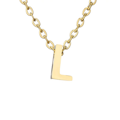 Golden letters Necklace