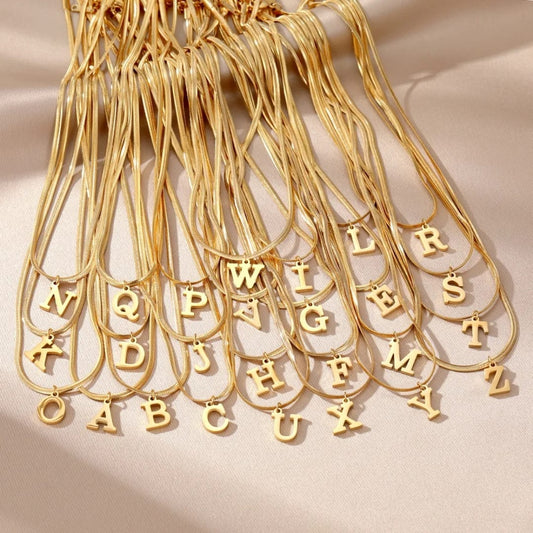 Golden letters Necklace