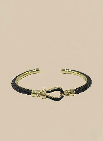 Midnight & Blush Enamel Cuffs