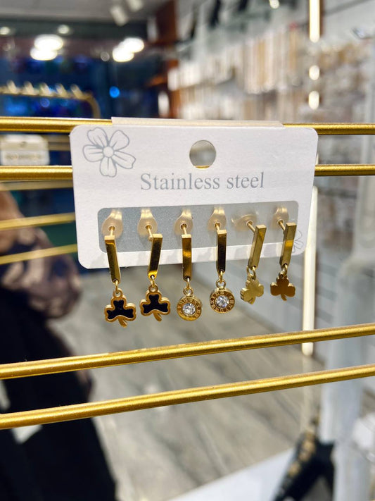 Curated Charm Hoops