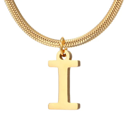 Golden letters Necklace