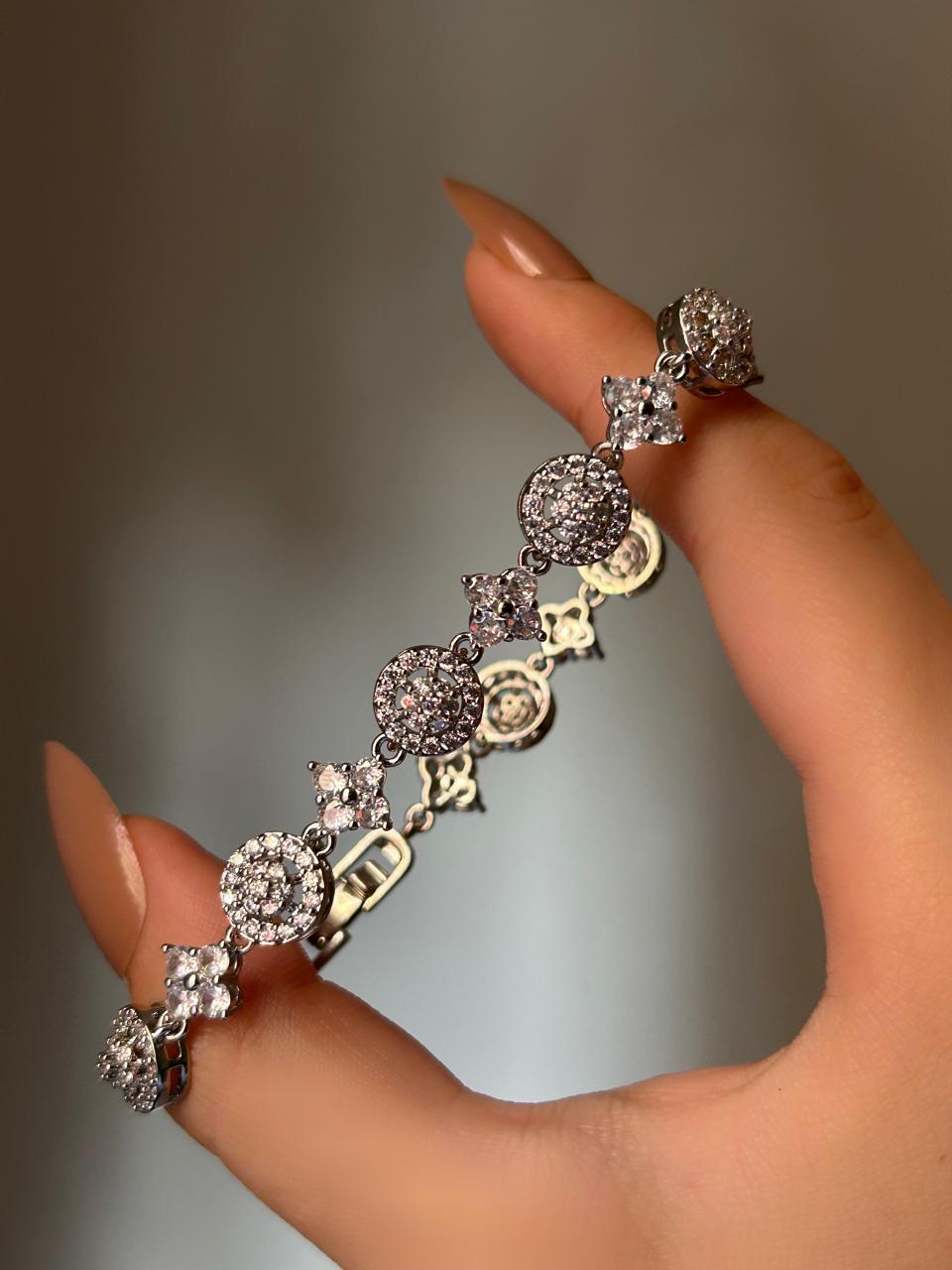 Celestial Blossom Tennis Bracelet