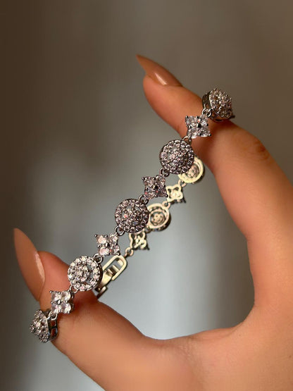 Celestial Blossom Tennis Bracelet