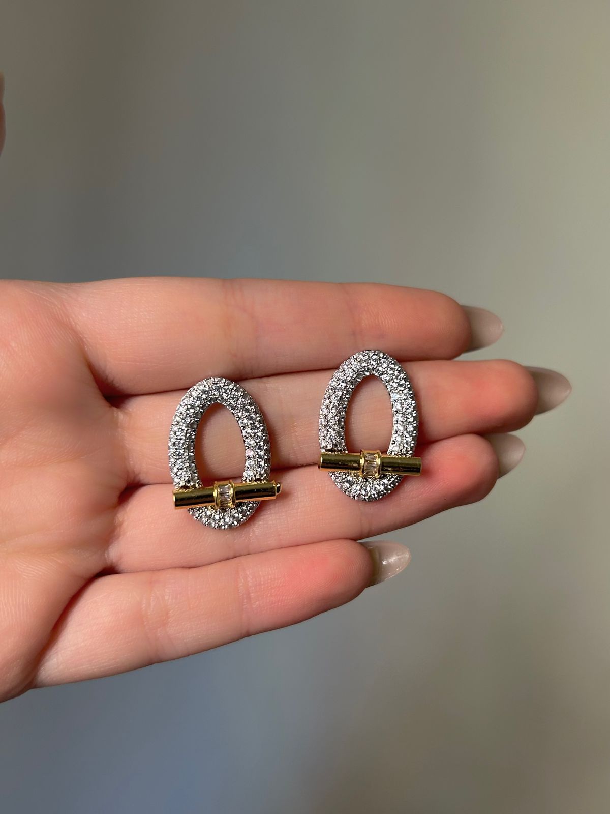 Modern Two-Tone Hoops