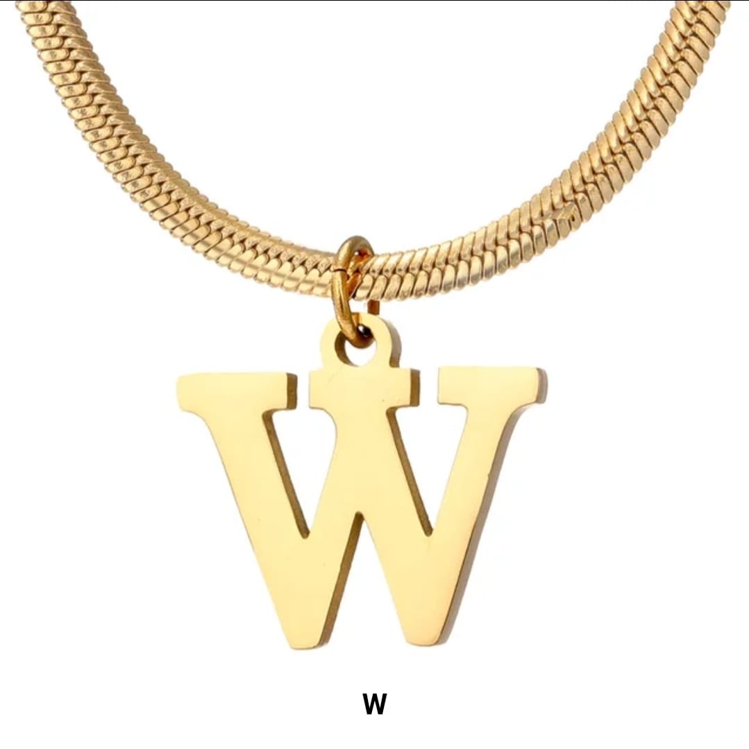 Golden letters Necklace