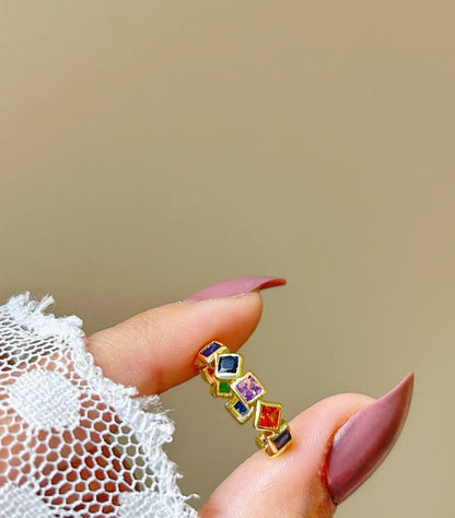 Pinky Ring Rainbow Eternity