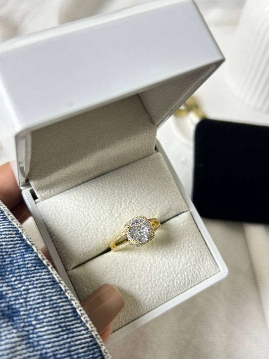 Classic Cushion Halo Ring