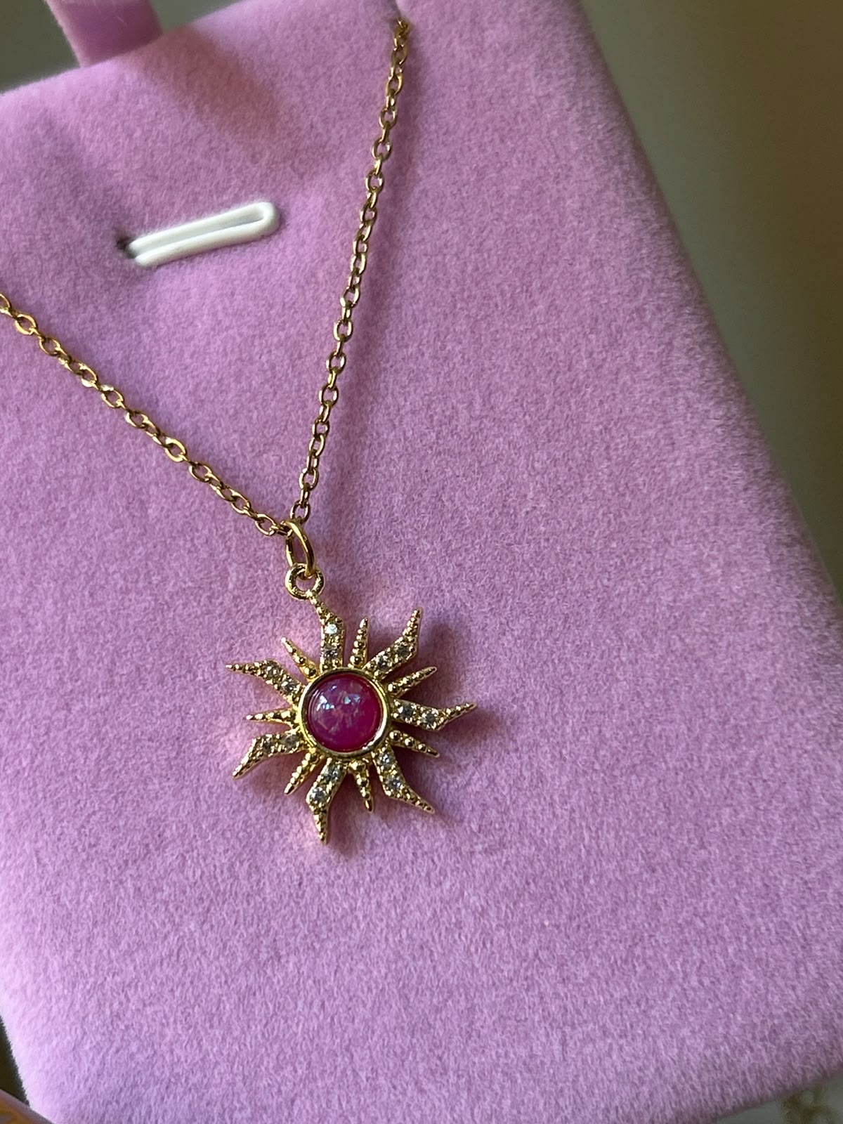 Rapunzel Golden Sun Necklace