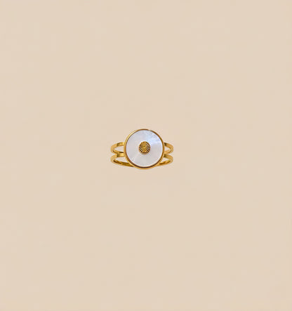 Celestial Shell Sun Ring