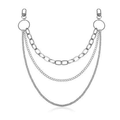 Edgy Multi-Chain Belt
