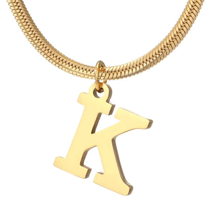Golden letters Necklace