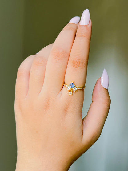 Dainty Crystal Ring