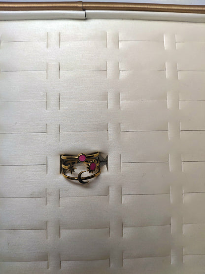 Radiant Pink Enamel Ring