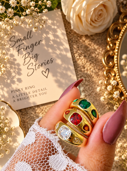 Royal Gem Pinky Ring