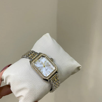 Elegant Duo Tone Timepiece