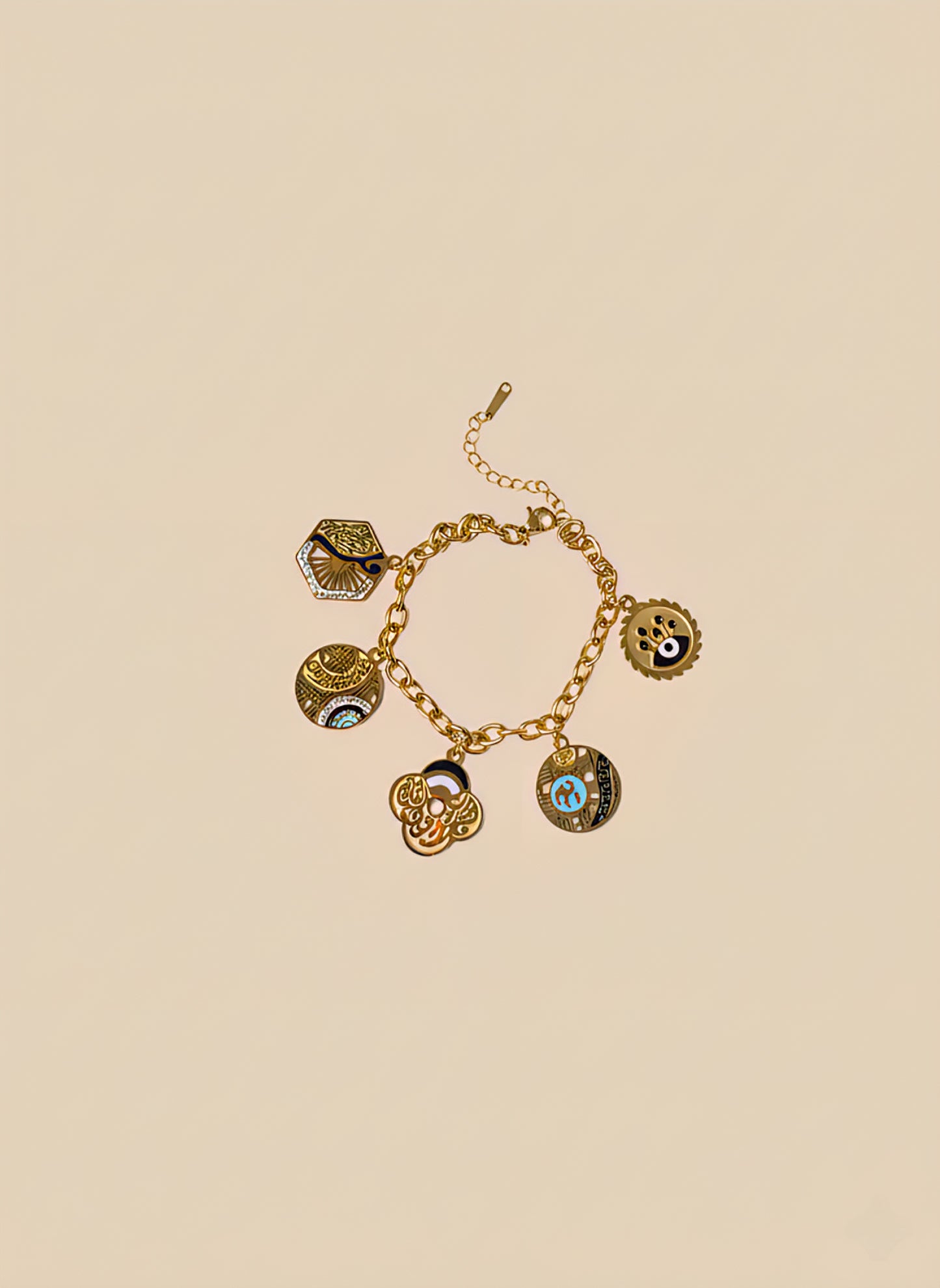Heritage Gold Charm Bracelet