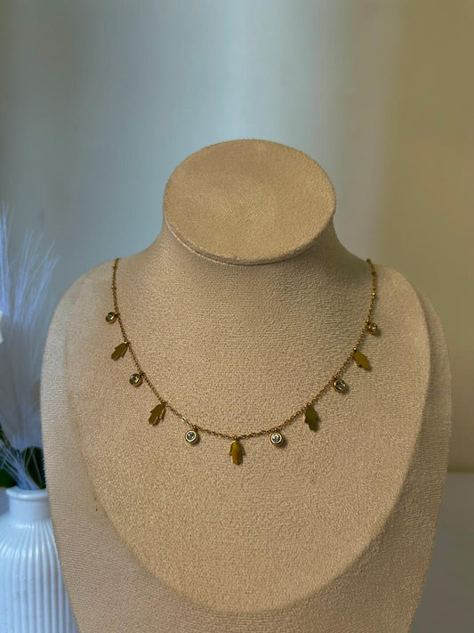 Mystic Hamsa Charm Necklace