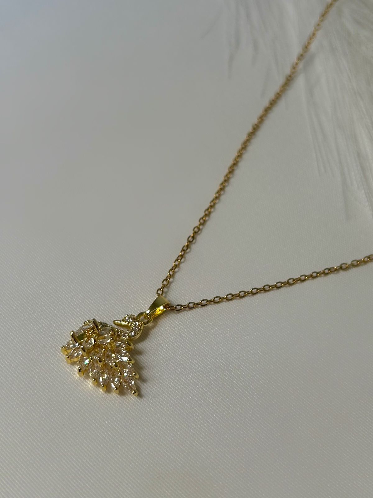 Radiant Swan Crystal Necklace