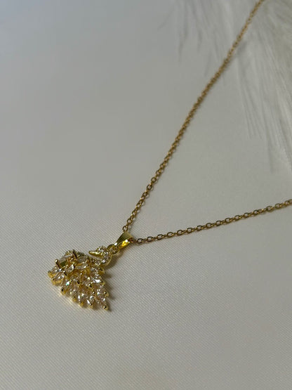 Radiant Swan Crystal Necklace