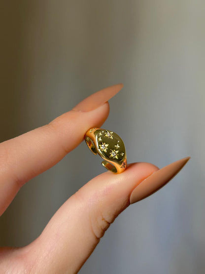Celestial Star Pinky Ring