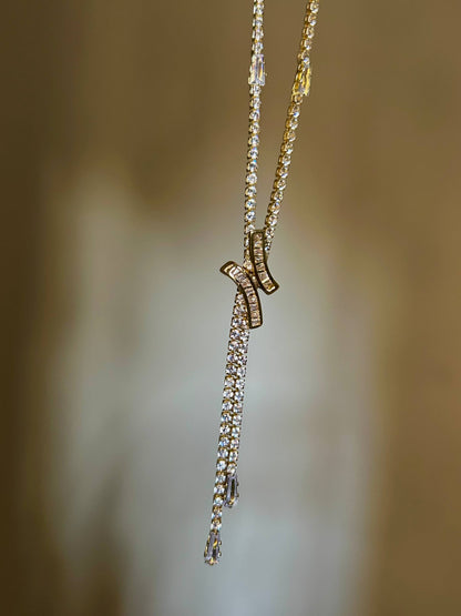 Infinite Sparkle Y-Necklace