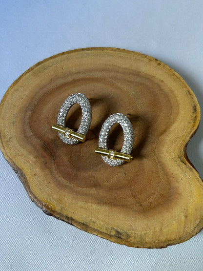 Modern Two-Tone Hoops