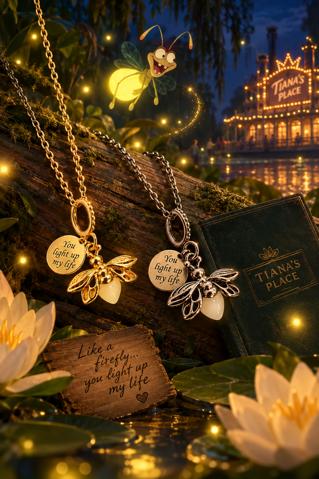 Ray's Firefly Glow Necklace