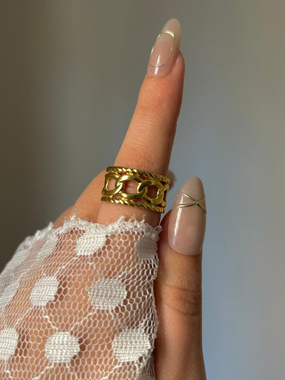 Braided Chain Ring