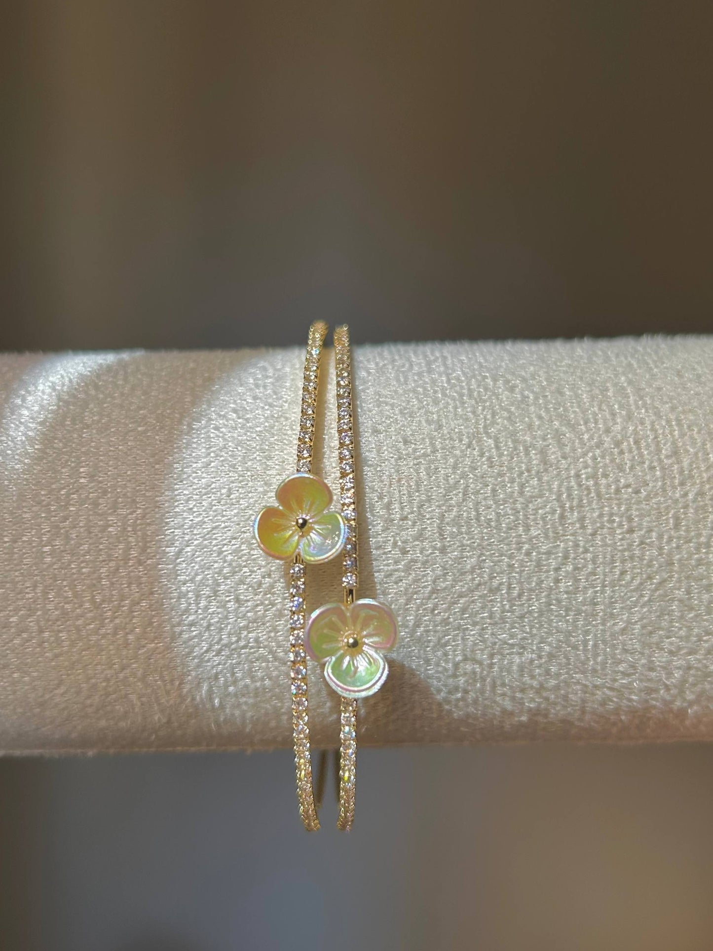 Golden Flora Bangle